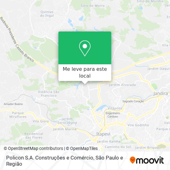 Policon S.A. Construções e Comércio mapa
