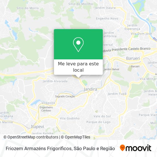 Friozem Armazéns Frigoríficos mapa
