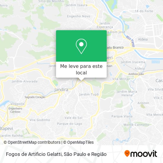 Fogos de Artificio Gelatti mapa