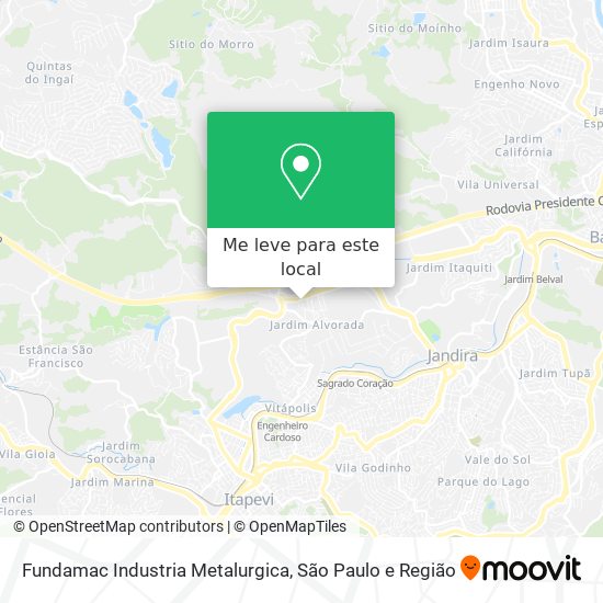 Fundamac Industria Metalurgica mapa