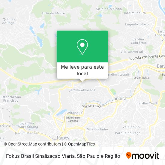 Fokus Brasil Sinalizacao Viaria mapa