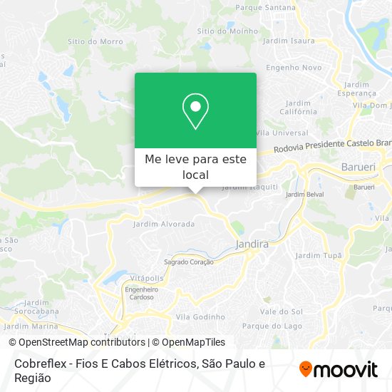 Cobreflex - Fios E Cabos Elétricos mapa