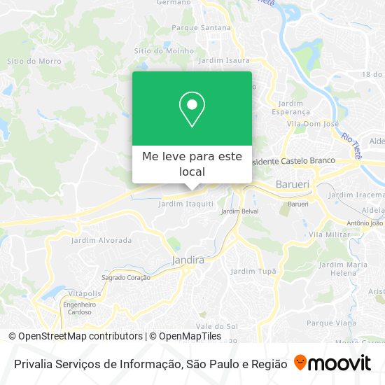 Privalia Serviços de Informação mapa