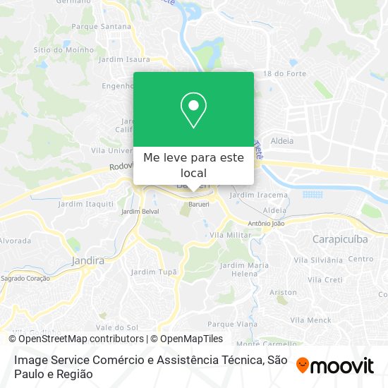 Image Service Comércio e Assistência Técnica mapa