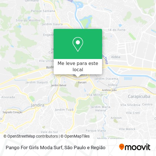 Pango For Girls Moda Surf mapa