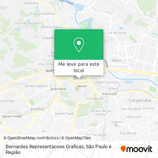 Bernardes Representacoes Graficas mapa