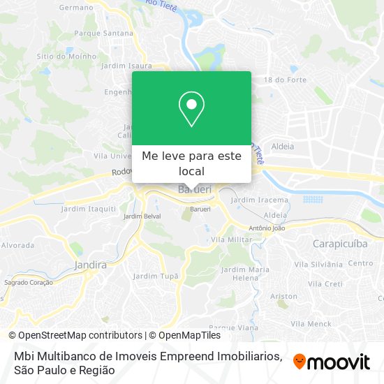 Mbi Multibanco de Imoveis Empreend Imobiliarios mapa