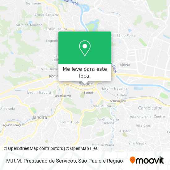 M.R.M. Prestacao de Servicos mapa