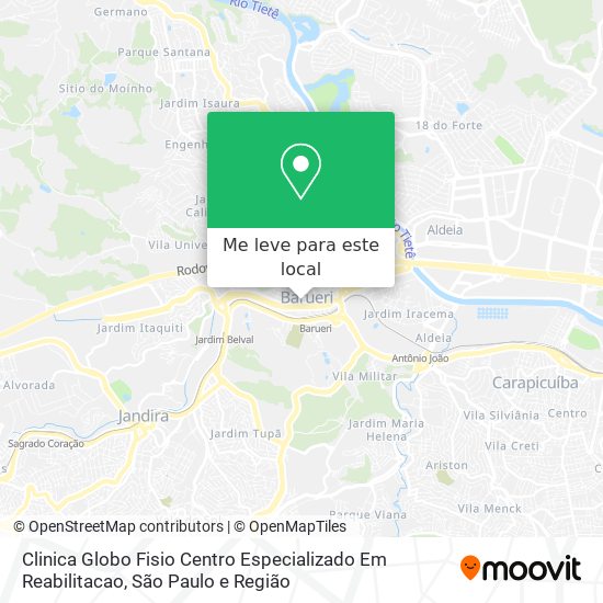 Clinica Globo Fisio Centro Especializado Em Reabilitacao mapa