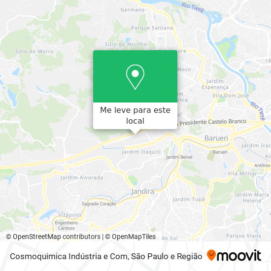 Cosmoquimica Indústria e Com mapa