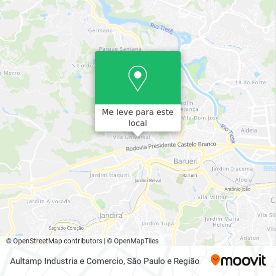 Aultamp Industria e Comercio mapa