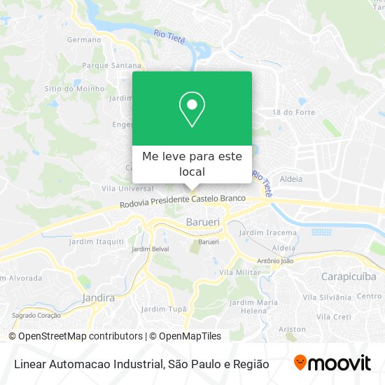 Linear Automacao Industrial mapa