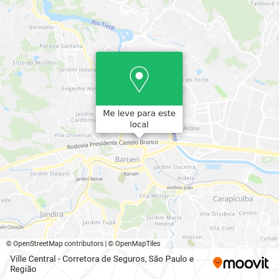 Ville Central - Corretora de Seguros mapa