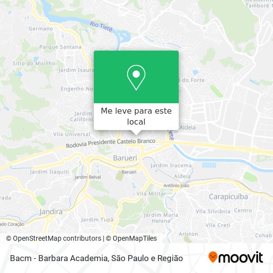 Bacm - Barbara Academia mapa