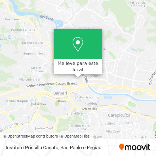 Instituto Priscilla Canuto mapa