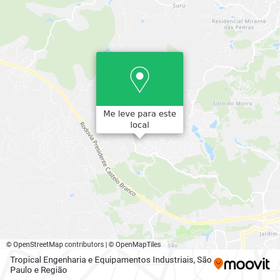 Tropical Engenharia e Equipamentos Industriais mapa