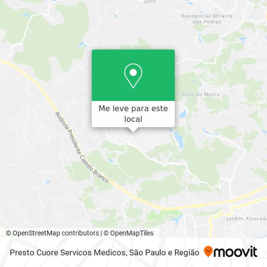 Presto Cuore Servicos Medicos mapa