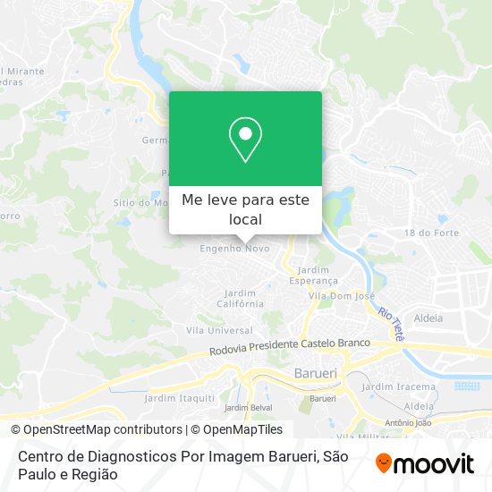 Centro de Diagnosticos Por Imagem Barueri mapa