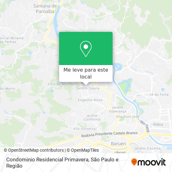 Condominio Residencial Primavera mapa