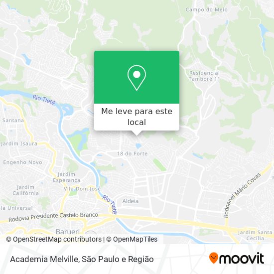 Academia Melville mapa