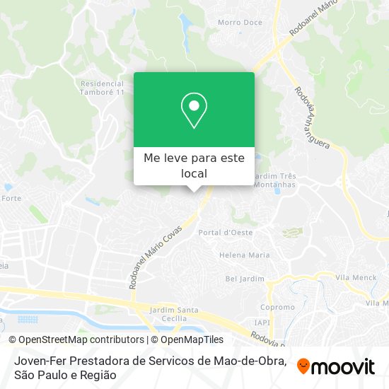 Joven-Fer Prestadora de Servicos de Mao-de-Obra mapa