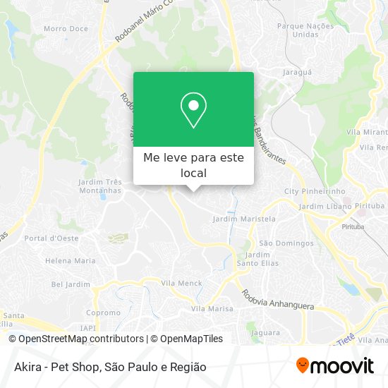 Akira - Pet Shop mapa