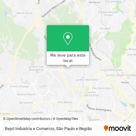 Bejol Industria e Comercio mapa