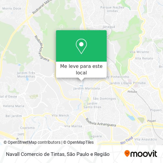 Navall Comercio de Tintas mapa