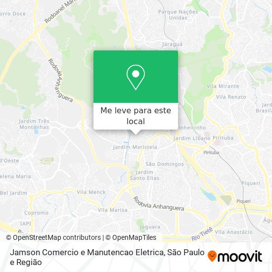 Jamson Comercio e Manutencao Eletrica mapa