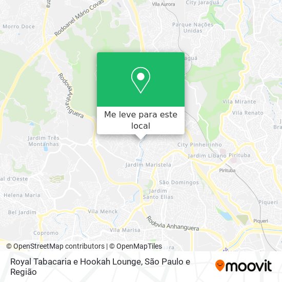 Royal Tabacaria e Hookah Lounge mapa