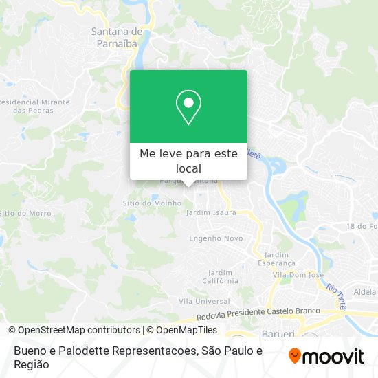 Bueno e Palodette Representacoes mapa