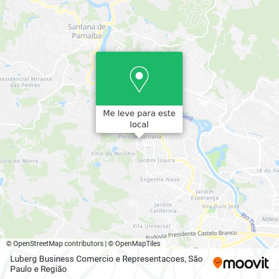 Luberg Business Comercio e Representacoes mapa