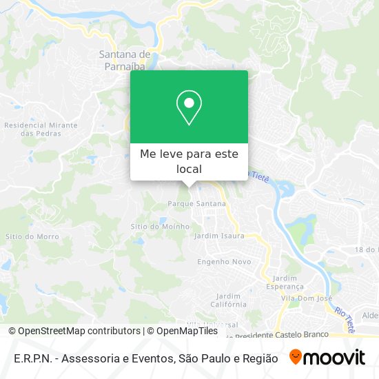 E.R.P.N. - Assessoria e Eventos mapa