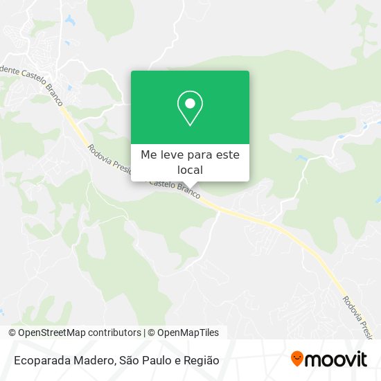 Ecoparada Madero mapa