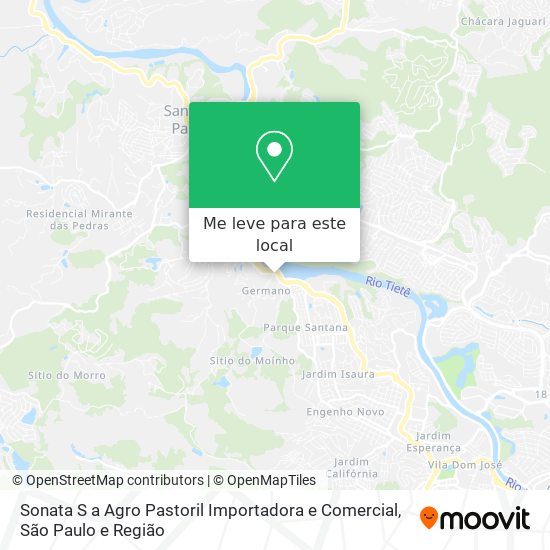 Sonata S a Agro Pastoril Importadora e Comercial mapa