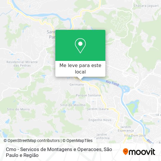 Cmo - Servicos de Montagens e Operacoes mapa