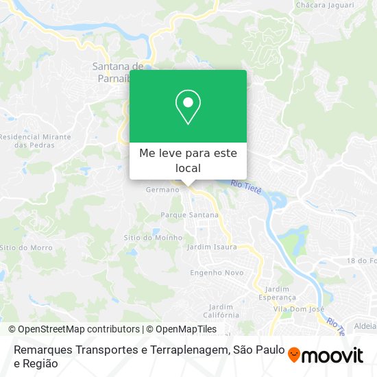 Remarques Transportes e Terraplenagem mapa