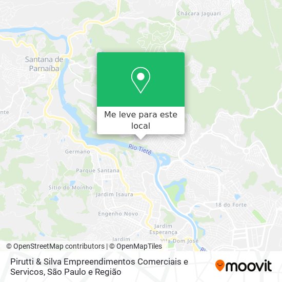 Pirutti & Silva Empreendimentos Comerciais e Servicos mapa