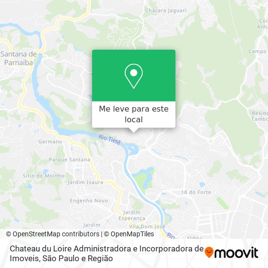 Chateau du Loire Administradora e Incorporadora de Imoveis mapa