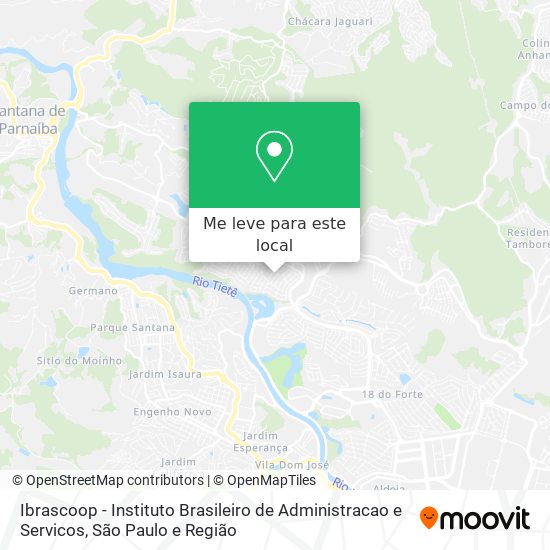 Ibrascoop - Instituto Brasileiro de Administracao e Servicos mapa