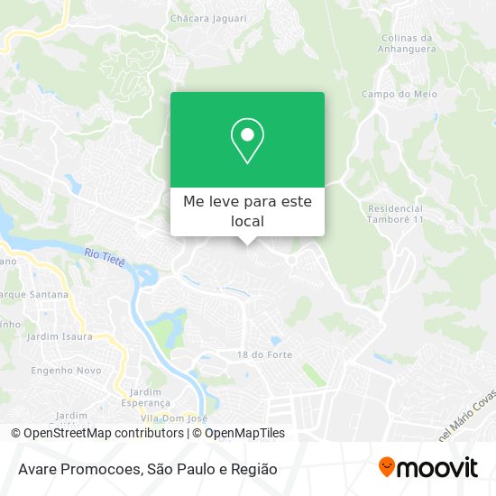Avare Promocoes mapa