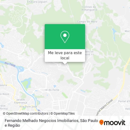 Fernando Melhado Negocios Imobiliarios mapa