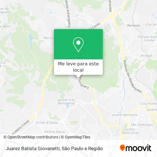 Juarez Batista Giovanetti mapa