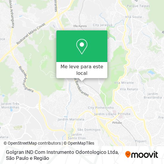 Golgran IND Com Instrumento Odontologico Ltda mapa