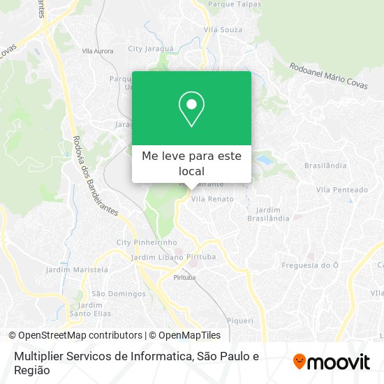 Multiplier Servicos de Informatica mapa