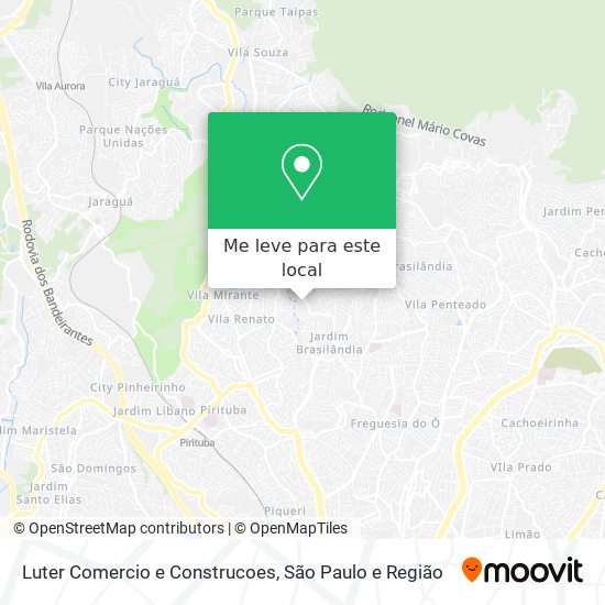 Luter Comercio e Construcoes mapa