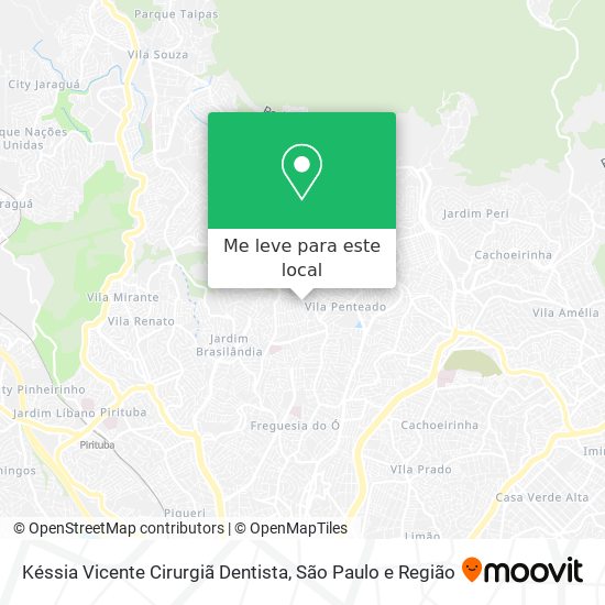 Késsia Vicente Cirurgiã Dentista mapa