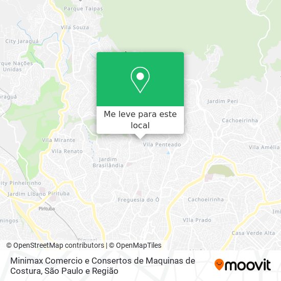 Minimax Comercio e Consertos de Maquinas de Costura mapa