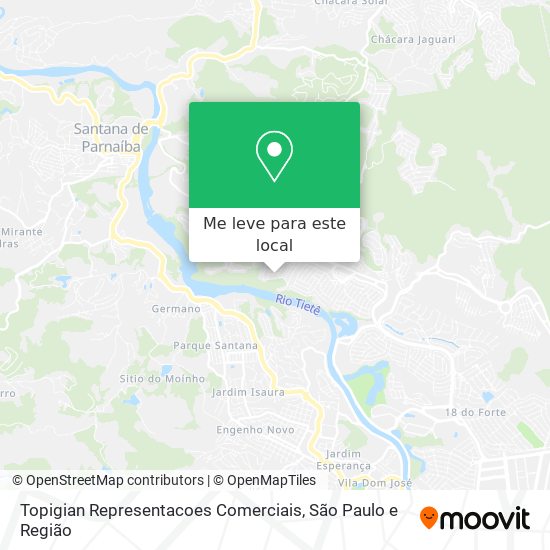 Topigian Representacoes Comerciais mapa