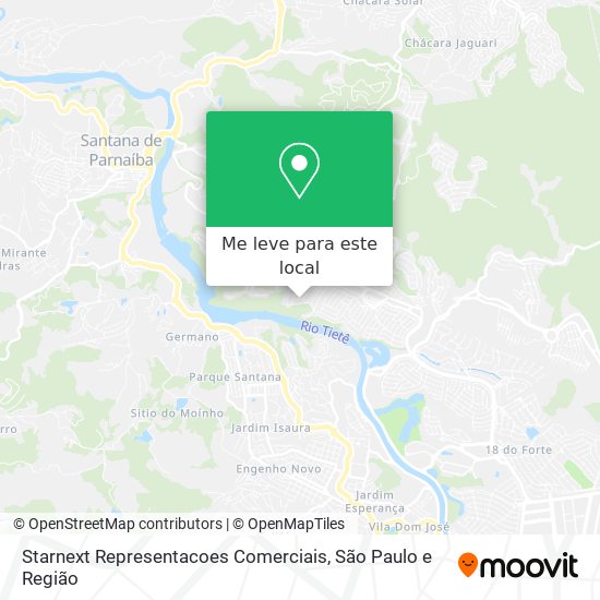 Starnext Representacoes Comerciais mapa